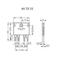 Shunt 0.1 ? 10 W (L x W x H) 22 ...