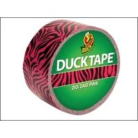 Shurtape Duck® Tape 48mm x 9.1m Zig Zag Pink