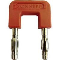 Shorting plug Red Pin diameter: 4 mm Dot pitch: 19 mm Schnepp 19/4rt 1 pc(s)