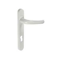 shortback plate handle upvc white finish 92mm122mm