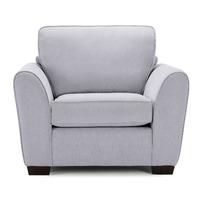 shiloh fabric armchair silver