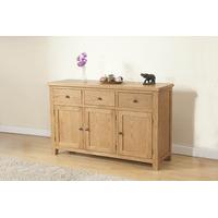 Shrewsbury Oak 3 Door Sideboard