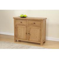 shrewsbury oak 2 door sideboard