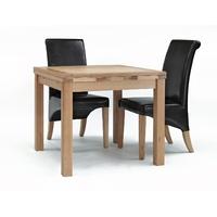 Sherwood Oak Drawleaf Extending Table - 900-1600mm & 2 or 4 Sherwood Brown Rollback Dining Chairs (Table & 4 Dining Chairs)