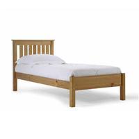 Shaker Short Wooden Bed Frame Single Graphite