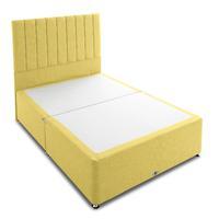 shire victoria quince divan base small double sprung edge base no draw ...