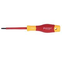Sheffield S151002 Pattern Insulated Screwdriver Two-color Screwdriver Screwdriver Flat Screwdriver / 1