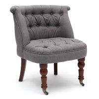 Shannon Fabric Armchair Grey