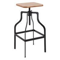 shoreditch bar stool black