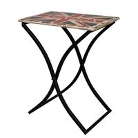 Shabby Chic Coffee Table / Side Table Wood with Union Jack Design