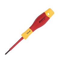 Sheffield S151006 Insulated Rice Word Screwdriver Two Color Handle Gray Word Screwdriver / 1