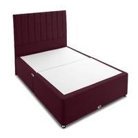 Shire Victoria Plum Divan Base King Platform No Drawers