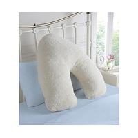 sherpa v shaped pillow