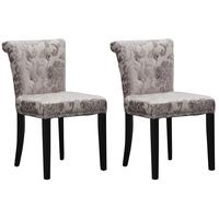 Shankar Sandringham Baroque Chair - Mink (Pair)