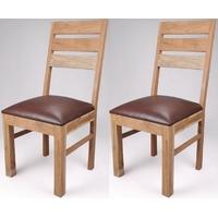 shankar alwar acacia dining chair pair