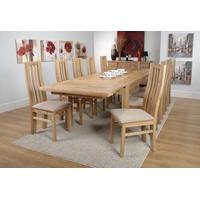 Shankar Phoenix Oak Dining Table - Extra Large