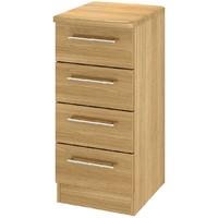 Sherwood Oak Chest of Drawer - 4 Drawer Locker