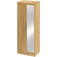 Sherwood Oak Wardrobe - Tall 2ft 6in with Mirror