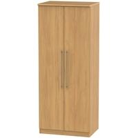 sherwood oak wardrobe 2ft 6in with plain