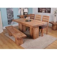 Shankar Alwar Acacia Dining Table - Large