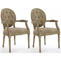 shankar louis grande carver chair pair