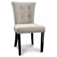 Shankar Sandringham Script Low Back Grey Accent Chair