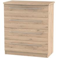 Sherwood Bordeaux Oak Chest of Drawer - 4 Drawer