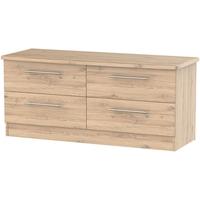 Sherwood Bordeaux Oak Bed Box - 4 Drawer