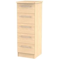 Sherwood Maple Chest of Drawer - 5 Drawer Locker