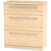 Sherwood Maple Chest of Drawer - 3 Drawer Deep