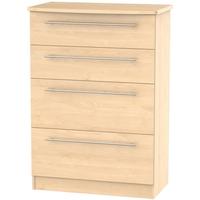 Sherwood Maple Chest of Drawer - 4 Drawer Deep