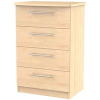 Sherwood Maple Chest of Drawer - 4 Drawer Midi