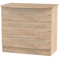 Sherwood Bordeaux Oak Chest of Drawer - 3 Drawer