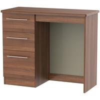 Sherwood Noche Walnut Dressing Table - Vanity Knee Hole