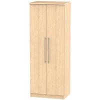 sherwood maple wardrobe tall 2ft 6in with plain