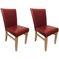 shankar jacob bonded leather dining chair burgundy pair