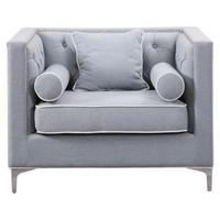 Shankar Dorchester Fabric Armchair - Powder Blue