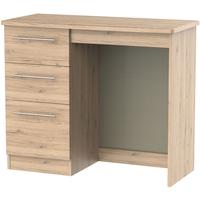 sherwood bordeaux oak dressing table vanity knee hole