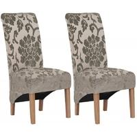 Shankar Krista Baroque Dining Chair - Mink (Pair)