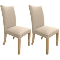 Shankar Jessica Fabric Dining Chair - Natural (Pair)