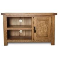 shankar oakly rustic oak tv unit 1 door