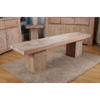 Shankar Storm Sandblasted Acacia Bench - Large