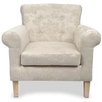 shankar pittsburgh fleur armchair cream