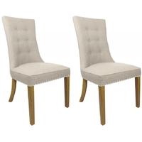 Shankar Newbury Fabric Chair - Natural (Pair)