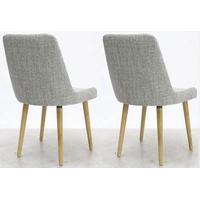 shankar capri dining chair grey weave pair