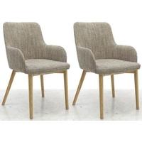 Shankar Sidcup Dining Chair - Tweed (Pair)