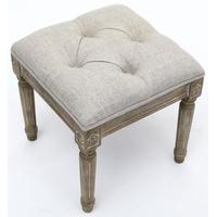 shankar taji single footstool white