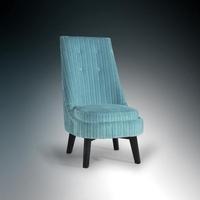 Shankar Bibi Accent Chair - Blue Stripe