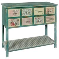 shabby chic patchwork console table