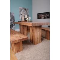 Shankar Alwar Acacia Dining Table - Medium